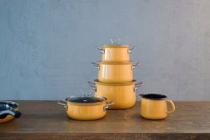 Riess Riess- Zestaw garnków 5cz. Orange 5