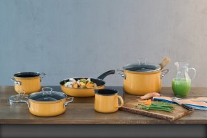 Riess Riess- Zestaw garnków 5cz. Orange 6
