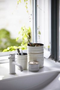 Riess RIESS - Pojemnik kuchenny z drewnianą pokrywą 2,2l Light Grey 2