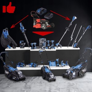 Kosiarka spalinowa Scheppach Kosiarka spalinowa Scheppach MS225-53E elektrostart + olej + nóż 12