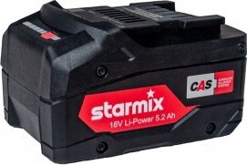 Odkurzacz Starmix Odkurzacz akumulatorowy STARMIX Smart L 18V zestaw z ładowarką i aku 5.2 Ah 5