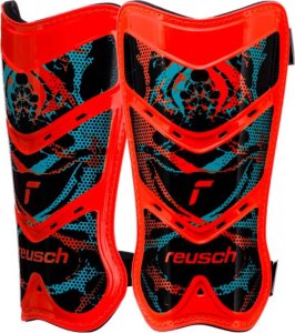 Reusch Ochraniacze piłkarskie Reusch Shinguard Attrakt Lite czerwono-czarne 5377045 3335 M 1