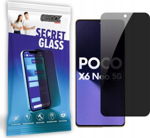 GrizzGlass Szkło prywatyzujące GrizzGlass SecretGlass do Xiaomi Poco X6 Neo 1