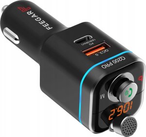 Transmiter FM Feegar Feegar Transmiter Fm Bluetooth Qc 4.0 Usb Mp3 42W 1