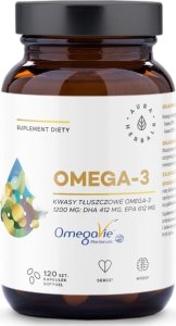 Aura Herbals Aura Herbals Omega-3 1200 mg - 120 kapsułek softgel 1