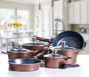 Royalty Line Garnki Royalty Line ES2014M Miedź Stal 14 Części 6