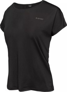 Hi-Tec Damska koszulka zkrótkim rękawem Hi-tec Lady Hine czarna rozmiar L 2