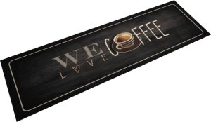 vidaXL vidaXL Dywanik kuchenny z napisem Coffee, 45x150 cm, aksamitny 1