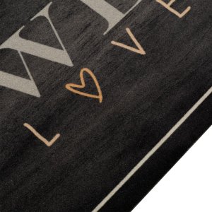 vidaXL vidaXL Dywanik kuchenny z napisem Coffee, 60x300 cm, aksamitny 3