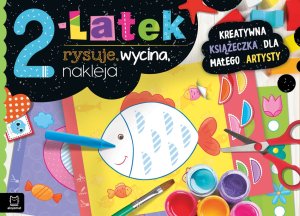 Aksjomat 2-latek rysuje, wycina, nakleja kreatywna ks.38245 1