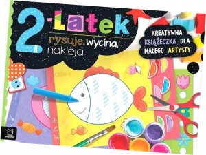 Aksjomat 2-latek rysuje, wycina, nakleja kreatywna ks.38245 2