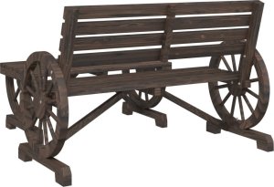 vidaXL 2-częściowy zestaw mebli ogrodowych, lite drewno jodłowe 5