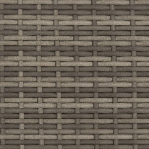 vidaXL 2-osobowa sofa ogrodowa z podnóżkami, szara, polirattan 8