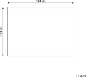 Beliani Koc bawełniany dla dzieci w tygrysy 130 x 170 cm różowy NERAI 7