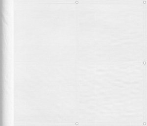 vidaXL Parawan balkonowy, biały, 90x1000 cm, 100% poliester Oxford 2