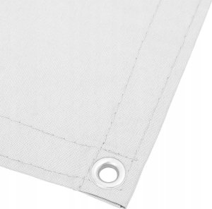 vidaXL Parawan balkonowy, biały, 75x700 cm, 100% poliester Oxford 4