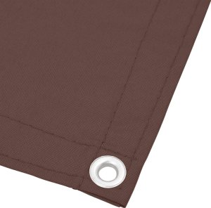 vidaXL Parawan balkonowy, brązowy, 90x800 cm, 100% poliester Oxford 4