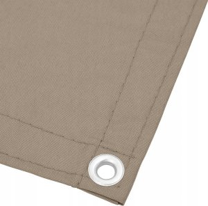 vidaXL Parawan balkonowy, taupe, 120x700 cm, 100% poliester Oxford 3