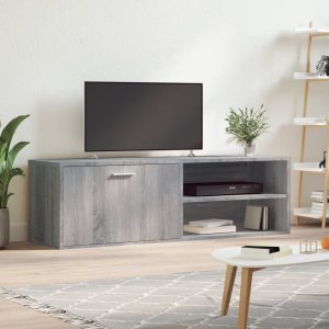 vidaXL Szafka pod TV, szary dąb sonoma, 120x34x37 cm Lumarko! 1