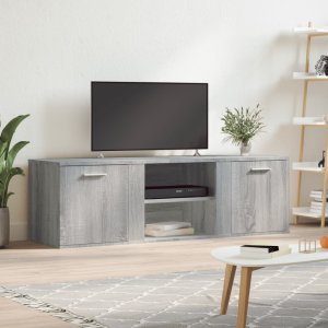 vidaXL Szafka pod TV, szary dąb sonoma, 120x34x37 cm Lumarko! 1