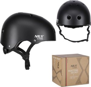 Nils Extreme MR290+H230 KASK Z OCHRANIACZAMI ZESTAW CZARNY ROZM. S NILS EXTREME 2