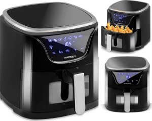 Frytkownica beztłuszczowa Berdsen Air fryer BD-652 czarno-srebrna	 1