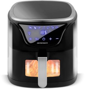 Frytkownica beztłuszczowa Berdsen Air fryer BD-652 czarno-srebrna	 2