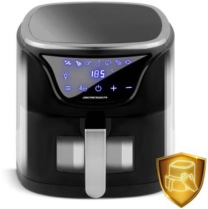 Frytkownica beztłuszczowa Berdsen Air fryer BD-652 czarno-srebrna	 14
