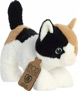 ECO NATION AURORA Eco Nation Plush Calico Cat, 21 cm 1