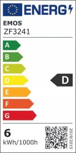 Emos Żarówka LED 6W (60W) E14 świeczka filament 810lm 4000K neutralna ZF3241 4
