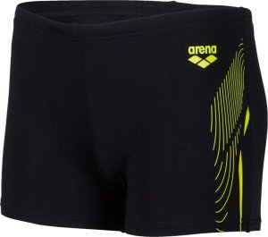 Arena Dziecięce bokserki kąpielowe Arena BOY'S SWIM SHORT GRAPHIC black-soft green rozmiar 128 1