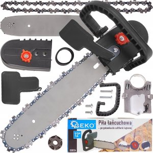 Piła łańcuchowa Geko Piła łańcuchowa 12" – przystawka do szlifierki kątowej (20) 9