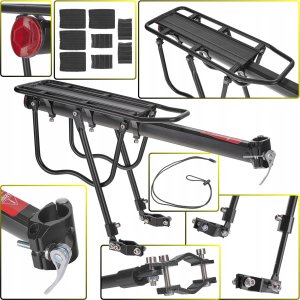 KELTIN Bagażnik rowerowy tylny aluminiowy 50kg (18) 9