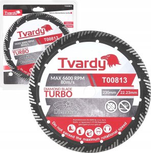 Tvardy Tarcza diamentowa Turbo 230x15x22.23mm (25) 1