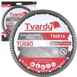 Tvardy Tarcza diamentowa Turbo 230x10x22.23mm (25) 1