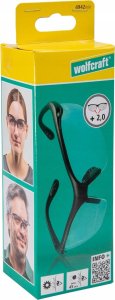 Wolfcraft Korekcyjne okulary ochronne +2,0 Wolfcraft ,CE 4