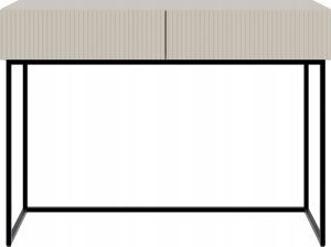 Selsey Toaletka Veldio 110 cm szary beż z czarnymi nogami 4