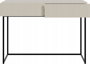 Selsey Toaletka Veldio 110 cm szary beż z czarnymi nogami 5