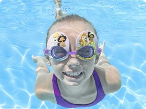 Bestway Okularki do pływania dla dzieci Księżniczki Bestway 9102U 6