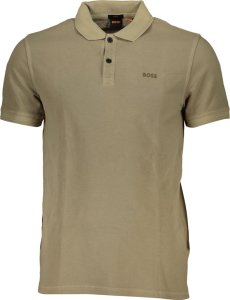 Hugo Boss MĘSKA KOSZULKA POLO Z KRÓTKIM RĘKAWEM HUGO BOSS BEŻOWA L 1