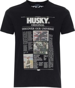 Husky Koszulka T-shirt marki Husky model HS23BEUTC35CO196-TYLER kolor Czarny. Odzież męska. Sezon: Cały rok 52 1