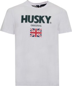 Husky Koszulka T-shirt marki Husky model HS23BEUTC35CO177-JOHN kolor Biały. Odzież męska. Sezon: Cały rok 56 1