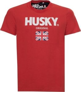 Husky Koszulka T-shirt marki Husky model HS23BEUTC35CO177-JOHN kolor Czerwony. Odzież męska. Sezon: Cały rok 48 1