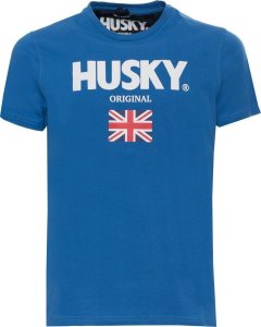 Husky Koszulka T-shirt marki Husky model HS23BEUTC35CO177-JOHN kolor Niebieski. Odzież męska. Sezon: Cały rok 54 1