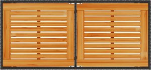 vidaXL vidaXL Stół ogrodowy z akacjowym blatem, czarny, 115x54x74 cm 7