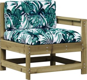 vidaXL 3-częściowy zestaw mebli do ogrodu, z poduszkami, impregnowana sosna 4