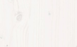 vidaXL 3-częściowy zestaw mebli ogrodowych, biały, lite drewno sosnowe 9