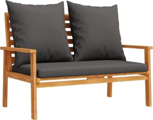 vidaXL 3-częściowy zestaw wypoczynkowy do ogrodu, poduszki, drewno akacjowe 4