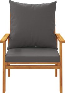 vidaXL 3-częściowy zestaw wypoczynkowy do ogrodu, poduszki, drewno akacjowe 6