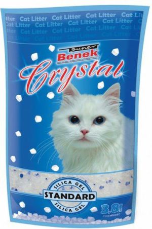 Żwirek dla kota Super Benek Crystal Standard Naturalny 30 l 2